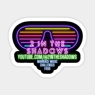 2 in the Shadows Sunglasses #2 Sticker